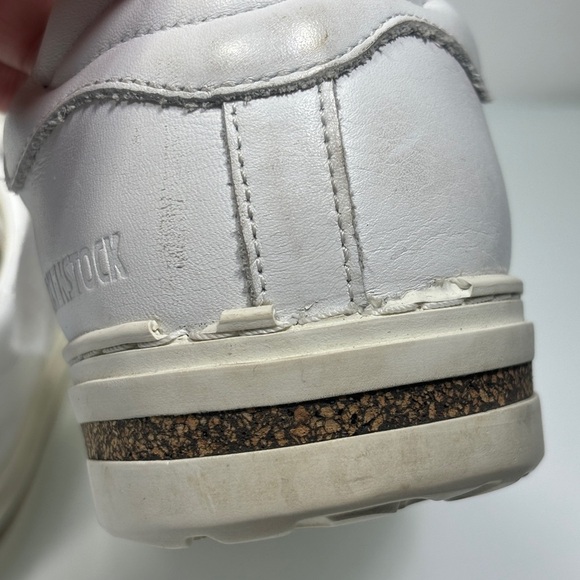 Birkenstock Bend White Leather Lace Up Sneaker White Size 36 - Picture 6 of 13